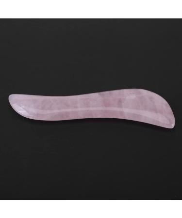 Sha Scraping Massage Tool Rose Quartz Wing-Shape Sha Board for SPA Improve The and Metabol