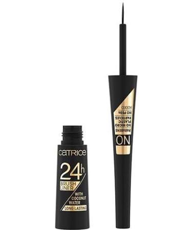  Catrice Catrice 24h Set of 3 brush-on eyeliners paraben and microplastic free with coconut water No. 010 Ultra Black nourishing permanent matte vegan fragrance-free 3 x 3 ml - Buy Online on GoSupps.com