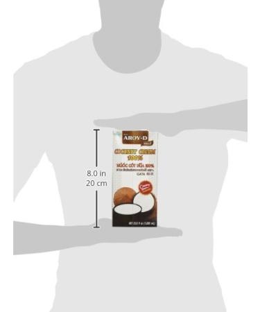 Aroy-D Coconut Cream 33.8 fl oz (6-Pack) - Rich and Creamy Coconut Milk for Cooking - 6 Cans, 33.8 fl oz Each - Buy Online on GoSupps.com