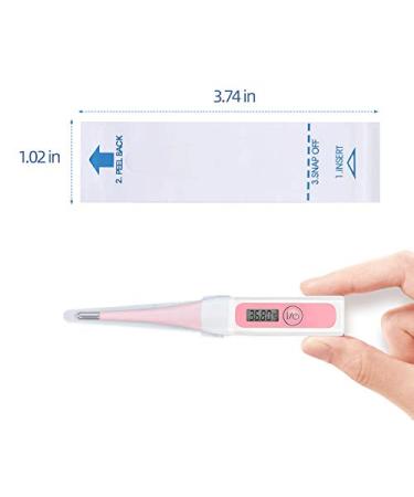 100 Pack Disposable Thermometer Probe Covers - Universal Digital Oral & Rectal Thermometer Sleeves - Buy Online on GoSupps.com