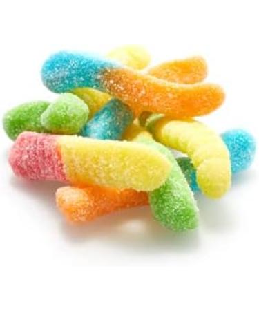 Yupik Gummy Neon Worms 1 kg Gluten-Free Sweet & Sour Fruity Flavors Sugary Coating Chewy Small Gummies Fun Treat Sweet Candy Delicious Snack Ideal for Gifting Holidays & Baking 1 kg (Pack of 1) - Buy Online on GoSupps.com