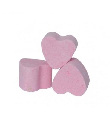 1kg Strawberry Scented Bath Hearts Fizzers Mini Bombs (Approximately 100)