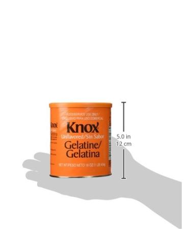 Knox Unflavored Gelatin Duel Pack - 2 Canisters, 16 oz each - Buy Online on GoSupps.com