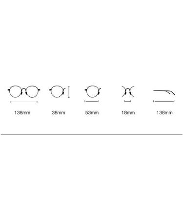 Zhuyiqz Classic Semi-Frame Anti-Blue Light Glasses - Retro UV Protection Computer Readers for Men - Color C2 Size +0.00 - Buy Online on GoSupps.com