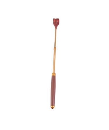 Fomiyes tickle gifts for the move -in stretching stick Heated curly winder massage device for adult tools scrapers with long handle telescopic scraps handy gripper 45x3cm golden