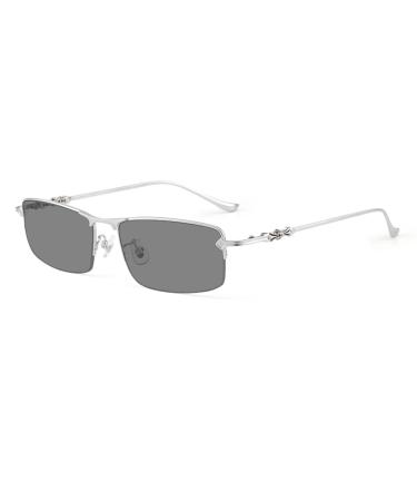 Riccie varifocal reading glasses men from pure titanium with multifocal photochrome glasses 1.56 sunglasses with aspherical resin glasses/UV400 diopters +1.0 to +3.0.03 +2.5