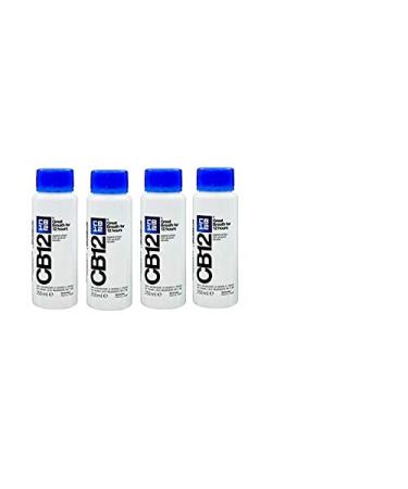 CB12 250 ml Pack of 4/mint/menthol Mouthwash