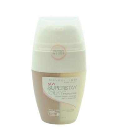 MAYBELLINE SUPERSTAY SILKY FOUNDATION #DARK 2 CARAMEL