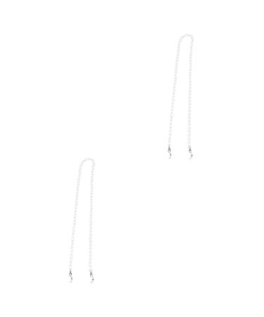 Minkissy 2 STK Masking glasses chain Um Hanging Pinish Gurte Anti-Verlornen glasses band Halen chains A necklace hanging straps for masks anti-lost mask tapes
