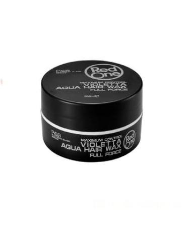 Red One Black Aqua Hair Gel Wax 5.3 oz Maximum Control
