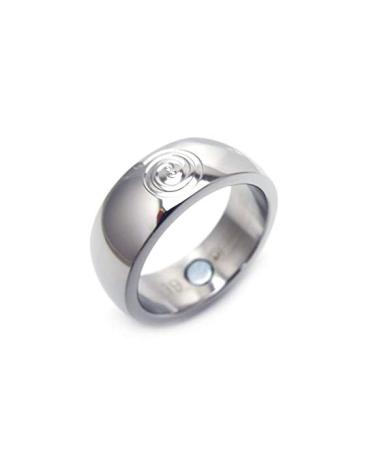 Feng Shui Energy Fortune Gl cksring to promote success and wealth with neodymm magnet energy piral magnet ring magnetic jewelry 4you # 2122 (20)