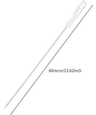 Flexible 60CM Sink Cleaning Pipe Brush for Bathroom & Kitchen - Unblocker & Overflow Cleaner - White - Buy Online on GoSupps.com