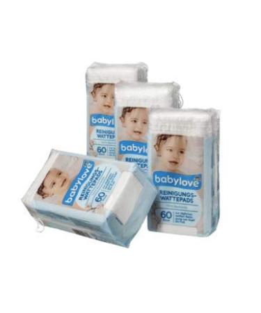 Baby Cleaning Cotton Pads - 100% Cotton | 8 Packs of 60 - Soft & Gentle for Sensitive Skin - 480 Total Pads - Buy Online on GoSupps.com