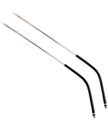 VekkEr Eyeglass Temple Replacement1 Pair Silver Eyeglass Temple Replacement Temples for Reading Glasses with Thin Metal Frame