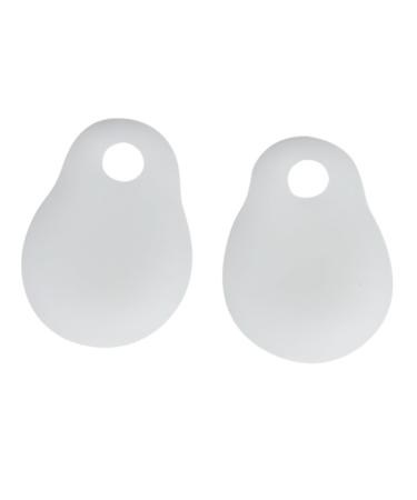 FRCOLOR Pair Gel Protector Splint Spacer Straightener Gel Spreader Hallux Splint Spacers Cap Big Protector Clip Board Toe Straighter Orthotics Foot Protector White