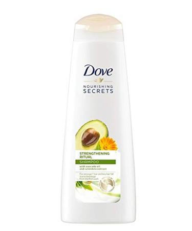 Dove Strengthening Ritual Shampoo (with Avocado Oil) for Stronger Hair 250ml Pack of 6
