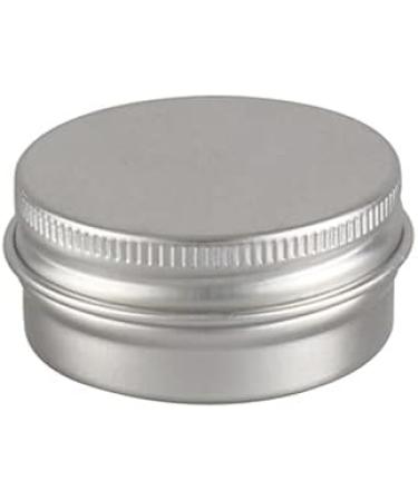 Zeoabsy 10ml Silver Aluminum Tins - 10 Pack Screw Cap Cans for Cosmetics Candles Ointments + Spatulas & Labels - Buy Online on GoSupps.com