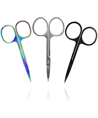 Craft Scissors Professional Nail Scissor Manicure for Nails Eyebrow Nose Eyelash Cuticle Scissors Curved Pedicure Makeup Tools Scissors - Buy Online on GoSupps.com
