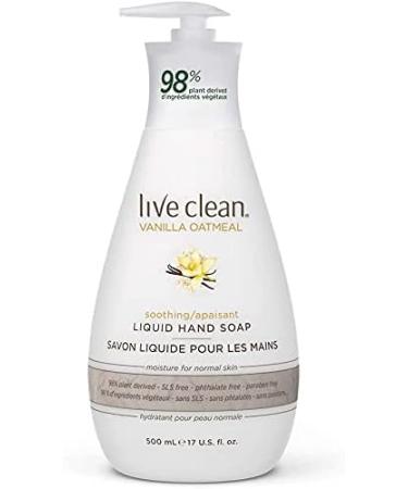Live Clean Liquid Hand Soap Soothing Vanilla Oatmeal + Foaming Hand Wash Lemon Mint 8 Count Soap + Foaming Hand Wash 500 ml (Pack of 4) - Buy Online on GoSupps.com