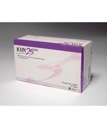 America 43025A ICON 25 hCG Pregnancy Test Kit