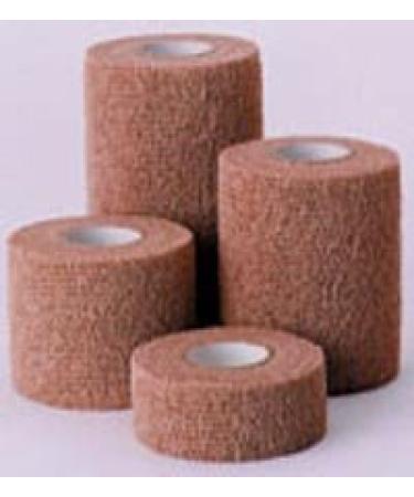 6819701 PT# 5100TN-030 Bandage CoFlex NL EasyTear LF NS Elastic 1"x5yd Tan Roll 30/Ca Made by Andover Coated Products