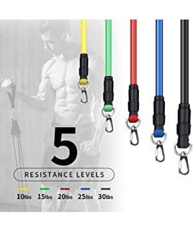 Combor Resistance Bands Set 11 PCS Exercise Band for Working Out Up to 125 lbs - Buy Online on GoSupps.com