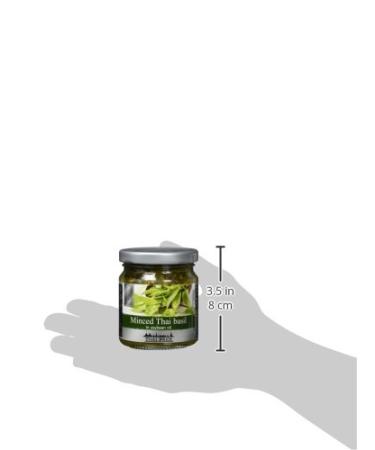 Thai Pride Chopped Basil in Soybean Oil - 4 Pack (4 x 175g) | Premium Quality Fresh Herbs for Cooking | International Shipping Available - Buy Online on GoSupps.com