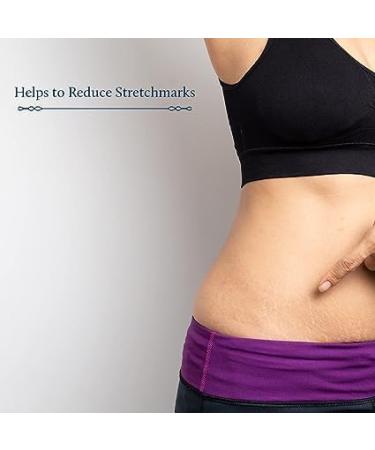 B.lue Ne cta r Stretch Mark Cream for Pregnancy | Moisturizing Body Lotion with Shea Cocoa & Mango Butter | 200 ml of 12 Herbal Ingredients - Buy Online on GoSupps.com