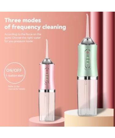 Water Pulse Cordless Dental Irrigator - High Pressure 3 Modes 300ml Capacity - Portable Oral Cleaner (Ivory White - Buy Online on GoSupps.com