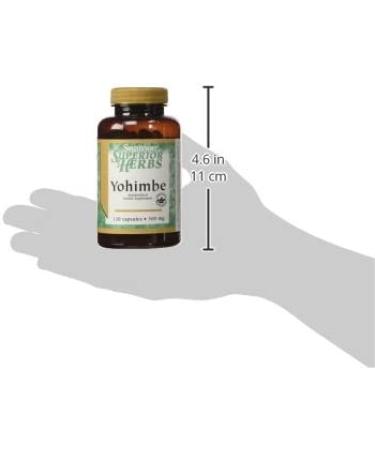Swanson Yohimbe 500mg (Standardized) - 120 Capsules | Buy Online - Buy Online on GoSupps.com
