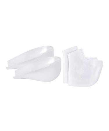 FOMIYES 3 Sets Heel Cover White Protection Pad Man Casual