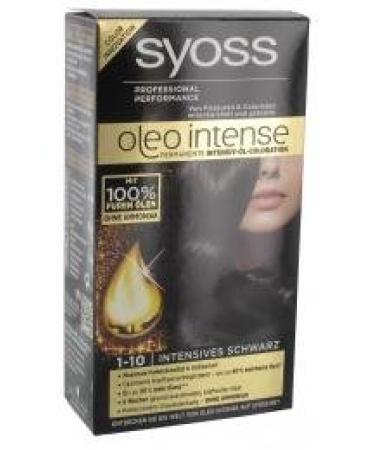 Syoss Syoss Oleo Intense 1-10 Lubricant Intense Black 115 ml Pack of 3