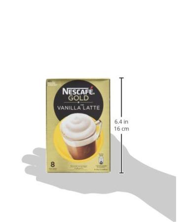 Nescaf Gold Vanilla Latte - Soluble Bean Coffee | 3 Pack (3 x 148g) | Delicious Vanilla Flavor & Extra Foam | Ideal Caffeine Drink - Buy Online on GoSupps.com