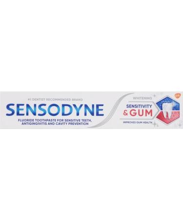 Sensodyne Sensitivity & Gum Whitening Toothpaste - Pack of 2 for Sensitive Teeth & Gum Care - 3.4 oz Each - Ships Internationally - Buy Online on GoSupps.com