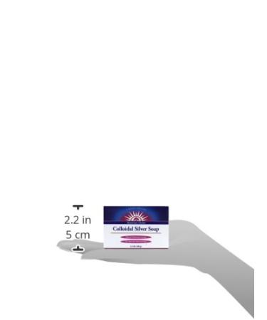 HERITAGE STORE Colloidal Silver Bath Soap - 3.5 Ounce - Buy Online on GoSupps.com