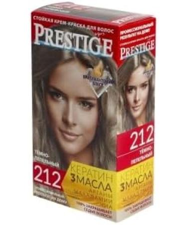 Vip's Prestige Cr me resistante pour cheveux 212 Cendres fonc es "Vip's Prestige" l'huile d'argan macadamia et chia/Cream hair dye Dark ash (2 pcs) - Buy Online on GoSupps.com
