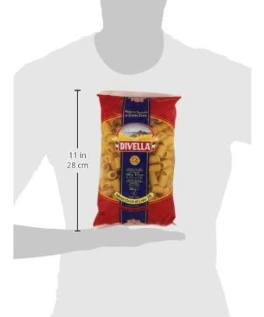  Italian Gourmet E.R. Divella Mezzi Rigatoni N. 18 Set of 24 durum wheat semolina pasta 500 g + Italian Gourmet Polpa di Pomodoro box 400 g - Buy Online on GoSupps.com
