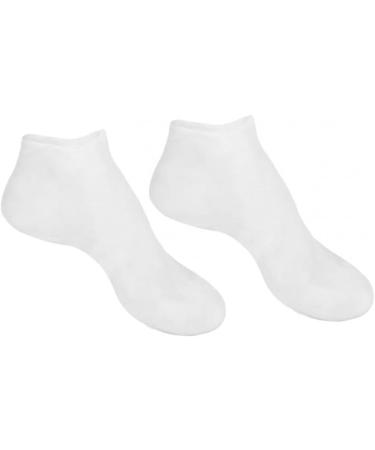 1Pair Moisturizing Socks Overnight Spa Cotton Socks Treatment Intensive Repair Dry Cracked Feet White XL - Buy Online on GoSupps.com