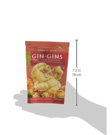 Buy Gin Gins Spicy Apple Chewy Ginger Candy - 3 oz by The Ginger People | Natural & Delicious - Buy Online on GoSupps.com