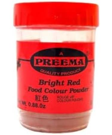 Preema Bright Red Food Colour Powder(25g X 3)| Bright Red Food Colour Powde | Used in baking and icing sugar | Can also be used in cooking - Buy Online on GoSupps.com