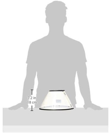 Buy KVP Saf-T-Clear Dog Recovery Collar | Adjustable 10-15 Neck | Comfort for Healing Pets - International Shipping Available - Buy Online on GoSupps.com