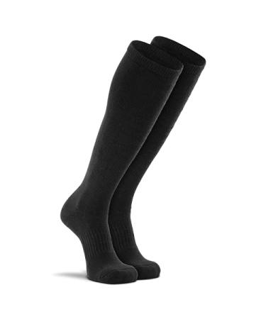 Fox River Men's Fatigue Fighter Over-The-Calf Socks with Upgraded Air Flow & Ultimate Comfort Black Large
