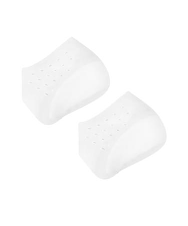 Didiseaon Half Heel Insoles Heel Guard Shoe Insoles Feet Heel Insoles Block Heels for Women Dressy Womens No Show Socks Best Heel Cups for Heel Weight De Heel Socks White Man High Heel