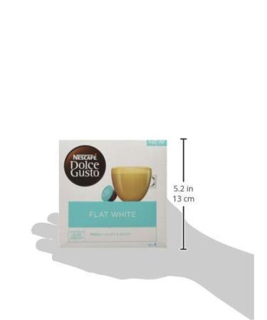 NESCAFÉ DOLCE GUSTO Flat White Coffee Pods 16 Capsules - Pack of 3 - Buy Online on GoSupps.com
