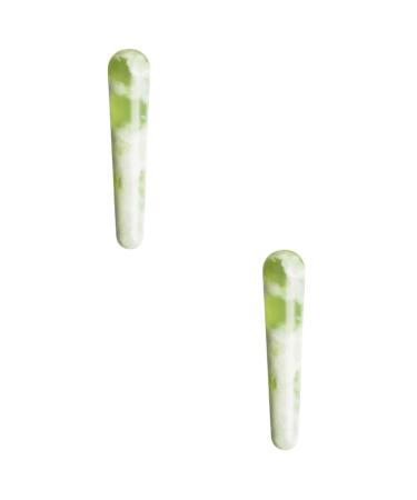 Beavorty 2 piece massage tab Massage device Handing tools Triggerpunkt Pressure Acupuncture point Sticks acupuncture point Stab Massage device Jade Akupunktlber Miss Handheld 9.30x2.00x2Pcs such as shown