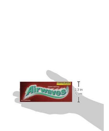 Airwaves Cherry Menthol Chewing Gum - 20 Packs of 30 Dragees | International Shipping - Buy Online on GoSupps.com