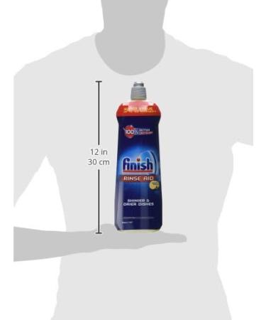 Finish Rinse Aid Lemon 800ml - For Shinier and Drier Dishes | Pack of 1 - Buy Online on GoSupps.com