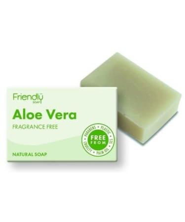 Friendly Soap Handmade Natural Aloe Vera Soap - Gentle Sensitive Nourishing 95g Aloe Vera 95 g (Pack of 1)