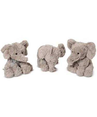 Elephant Teddy Bear Soft Toy - Plush Baby Gift for Christenings, Showers, Birthdays, and Christmas - Grey - Buy Online on GoSupps.com