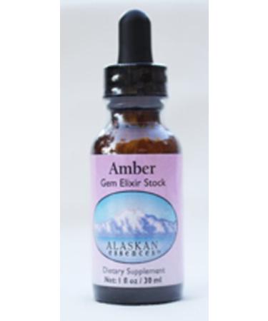 Alaskan Essences Amber Gem Elixir 1 oz Size